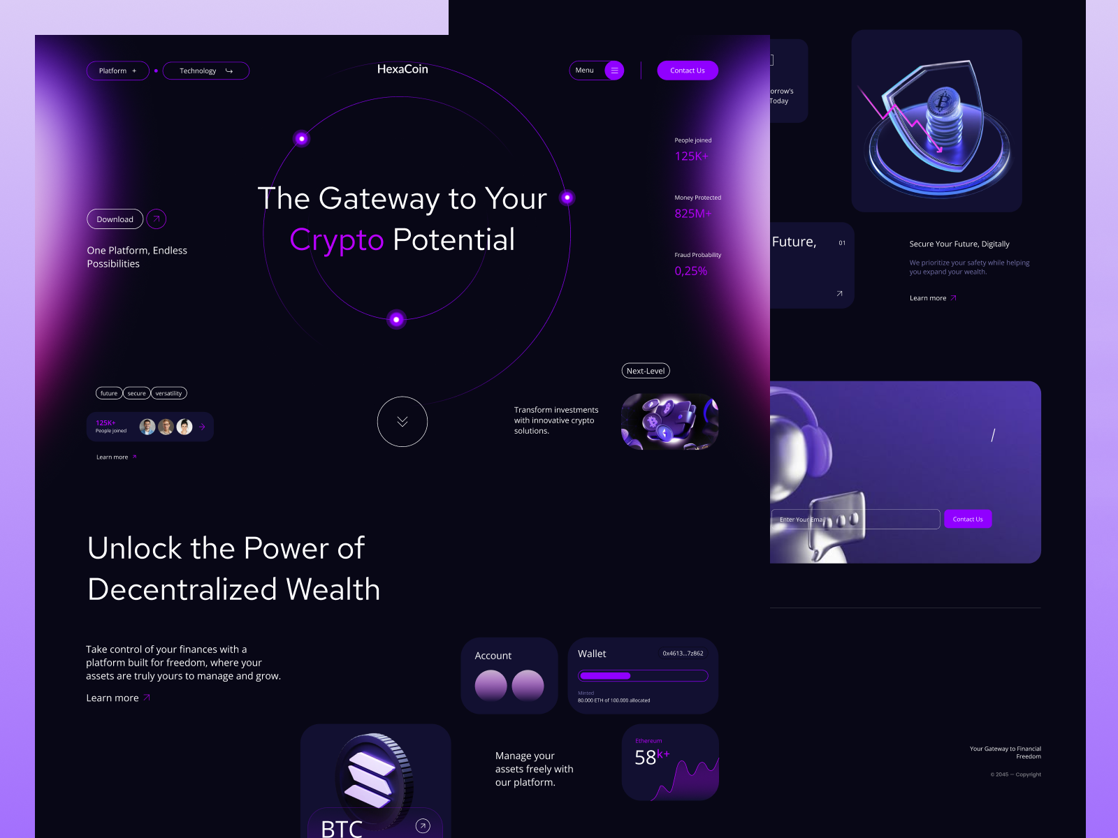 Example of High Converting Landing Page Design