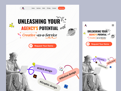 Unleashing Creativity with Style — Creative-as-a-Service brandingdesign creativeagency creativestudio motiongraphics uiuxdesign