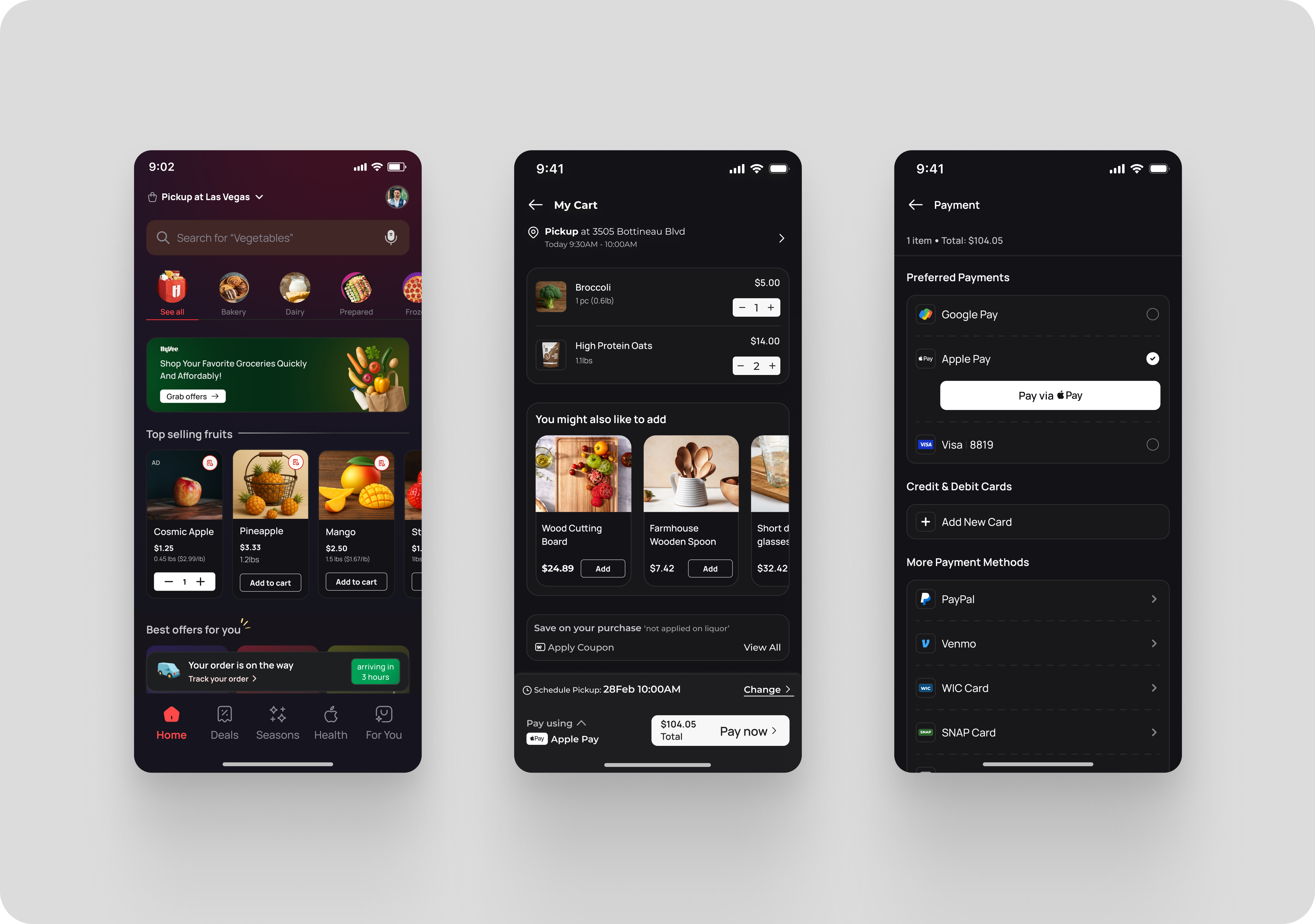 Quick Commerce Grocery App ecommerce grocery app quick commerce ui design visual design