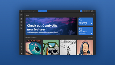ComfyUI AI News Workspace community creative news node ugc ui workspace