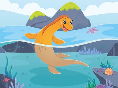 Illustrations for a swimming school. Mascot design. art artwork brand design branding character design children book children illustration design graphic design illustration logo vector vector art