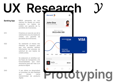 Mercantil Onboarding UX/UI Project prototyping ui design ux design ux research