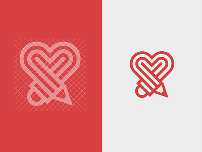 Personal Project branding grid logo