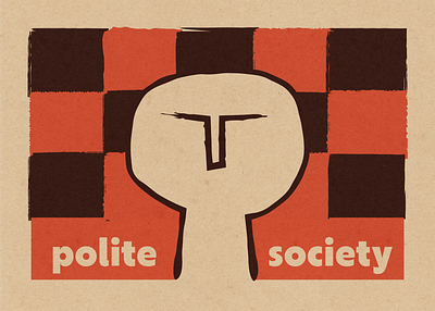 polite society 04 design graphic design illustration poster print vector