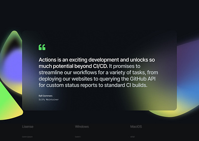 Blur & Depth Challenge blur blurbackground blurui design glassmorphism graphic design testimonialdesign ui uidesign uiux