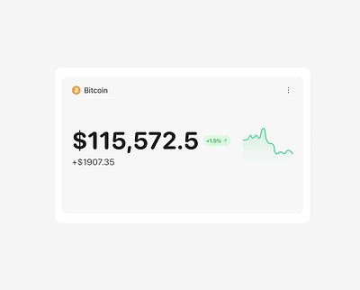 Dashboard Widget Design crypto dashboard design figma ui uiux ux web design web3 widget