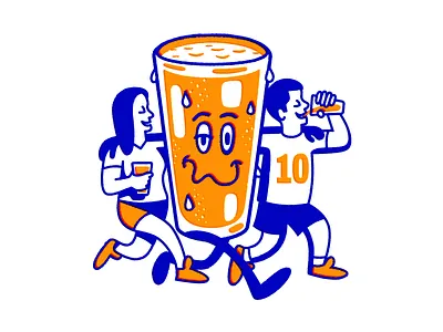 Brewery Tour beer brewery drinking event illustration pint tour