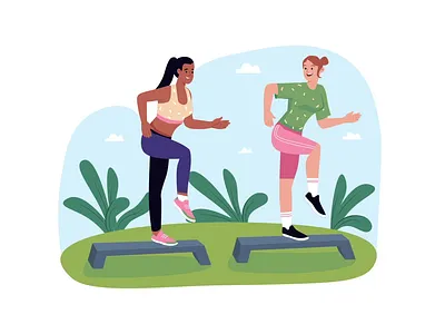 Dynamic Fitness Animation Showcasing Fun Workout Routines animation character creative dynamic energetic exercise fitness fun graphics health lifestyle lively movement video workout