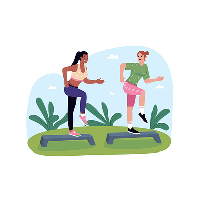 Dynamic Fitness Animation Showcasing Fun Workout Routines animation character creative dynamic energetic exercise fitness fun graphics health lifestyle lively movement video workout