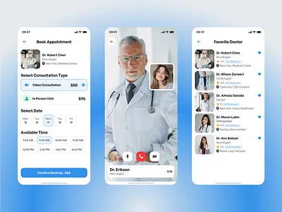 Doctor Appointment Mobile app design appdesign appointment appointmentapp appointmentbooking doctor doctorapp doctorappointment doctorbooking healthapp healthcare healthcareapp hospitalapp medical medicalapp mobile onlinebooking
