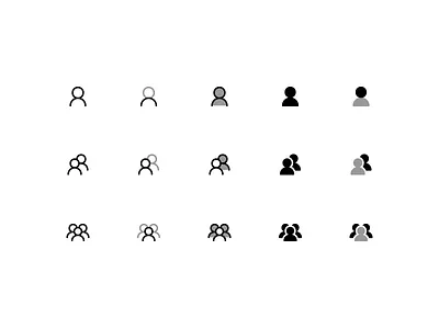 User Icons designers developers icon icon design icon library iconography icons new icons user user group user icons user multiple