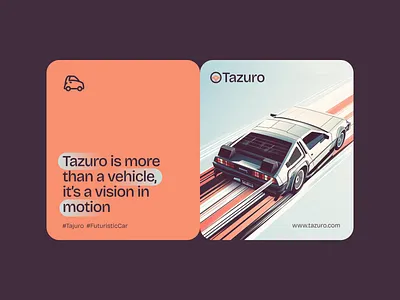 Tazuro - Logo Branding automotive brand brand identity car logo creative logo electric car futuristic logo logo branding logo design mobility design modern logo tazuro vehicle logo visual identity