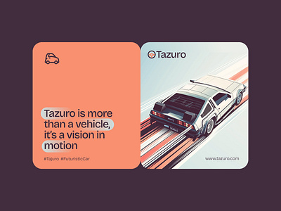 Tazuro - Logo Branding automotive brand brand identity car logo creative logo electric car futuristic logo logo branding logo design mobility design modern logo tazuro vehicle logo visual identity