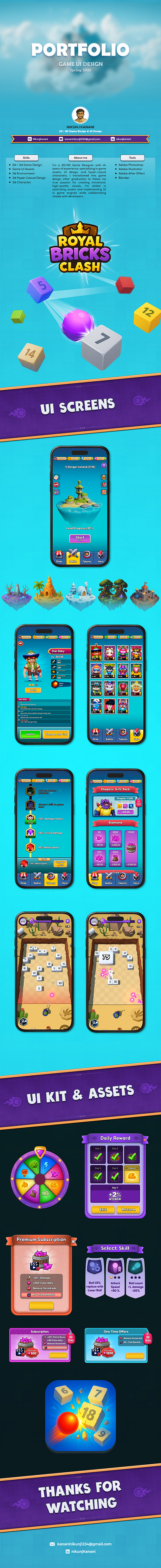 Game UI Design Portfolio 2d game 3d animation design game game design illustration ui ui design