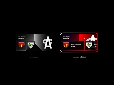 Home Plate Deals Card Updates angels baseball branding card cursor deals gradient home plate hover los angeles mlb sports ui ux web app
