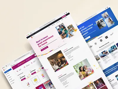 Revamped Web Experience for a Nationwide ISP clean design ui ux