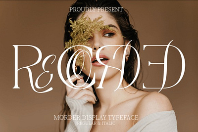 Recorded Font font duo gorgeous and luxury hybrid font recorded recorded hybrid font