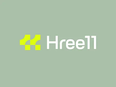 Hree11 Logo 11 logo ai ai logo b2b blockchain brand design brand identity branding defi h logo logo logo design minimalist logo modern logo saas software startup logo tech logo technology logo web3