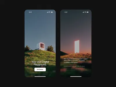 Mobile Onboarding Screens Design 3d app design figma graphic design inspo ui ui design web design
