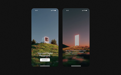 Mobile Onboarding Screens Design 3d app design figma graphic design inspo ui ui design web design