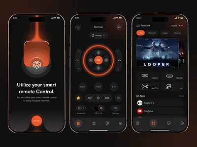 Smart Remote Mobile App air airconditionercontrol appinterface cooldesigns iotappdesign mobile app mobileappdesign nextgenapps remote smartacremote smartcontrols smarthomeapp smartliving ui uiuxdesign