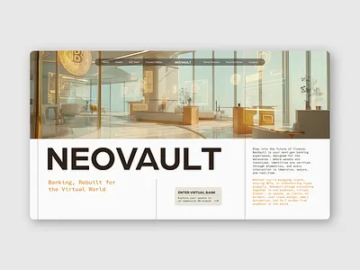 NeoVault — The Future of Banking, in Light ai b2b branding cryptodesign design digital banking editorial design fintechdesign futuristicui graphic design metaverse midjourney neofuturism nft pitch deck design presentation design virtualbank vrbanking web3ux