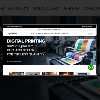 Website Banner Design - Print Novella banner design graphic design website