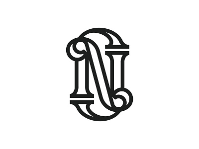 SN NS S N monogram ready-made logo for sale by Anhdodes anhdodes branding design graphic design illustration logo logo design logo designer logodesign minimalist logo monogram ns sn typography