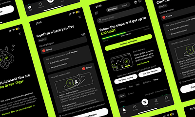 OKX Onboarding User Research and Redesign app design branding design graphic design illustration interface design mobile design redesign research ui user experience user interface ux