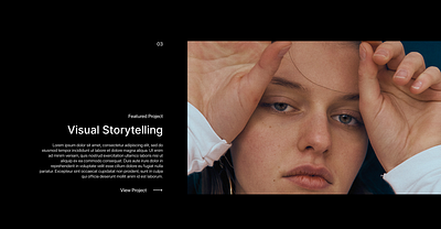 Visual Storytelling UI Concept ui