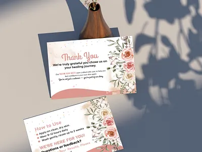 Package Insert Card/Thanksgiving Card Design branding business business identity card design celebration graphic design greeting harvest insert card invitation invite leaflet lettering marketing packaging postcard poster thankful thinks giving vintage