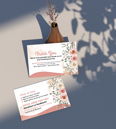 Package Insert Card/Thanksgiving Card Design branding business business identity card design celebration graphic design greeting harvest insert card invitation invite leaflet lettering marketing packaging postcard poster thankful thinks giving vintage
