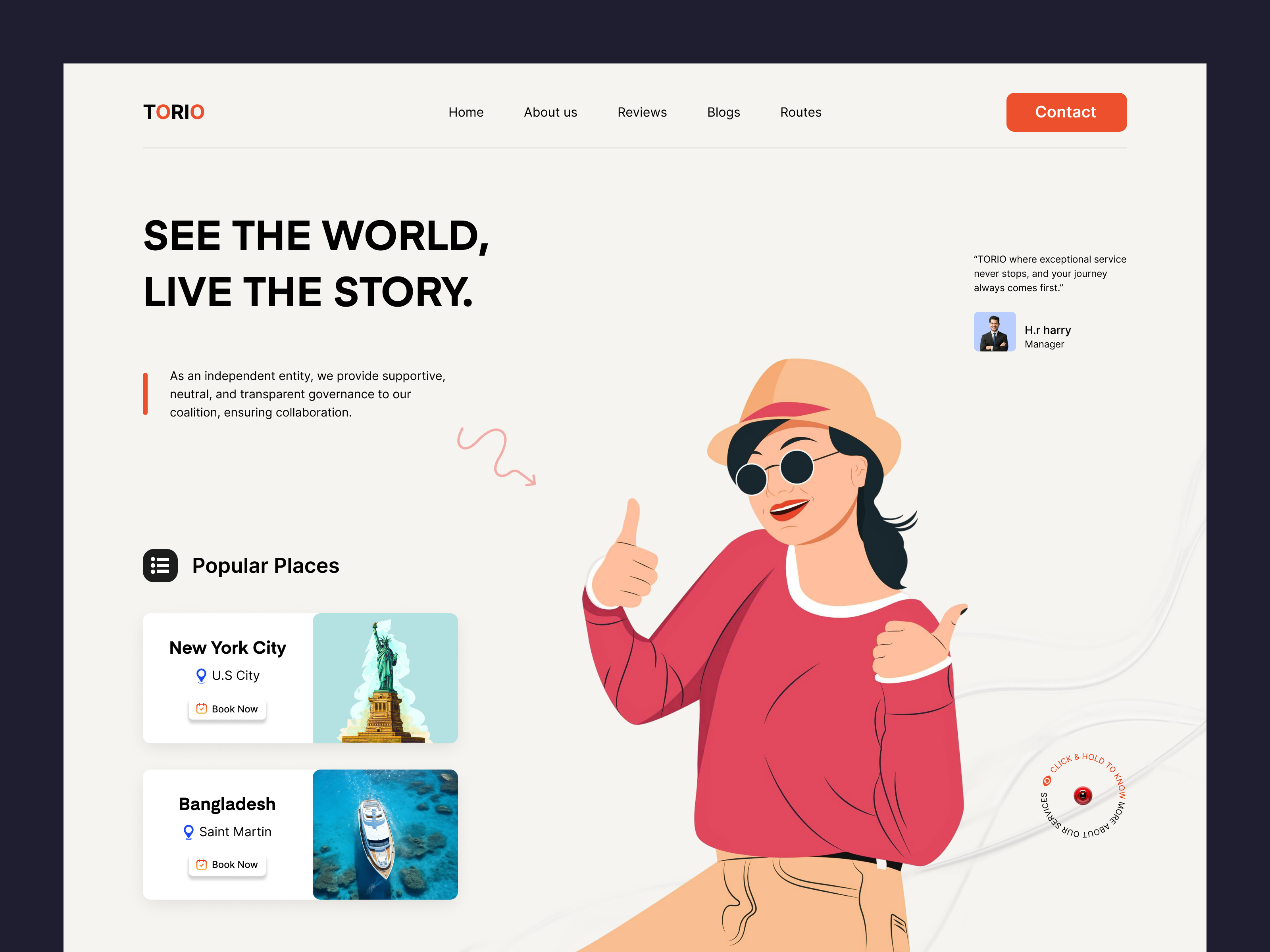 Example of Website Design