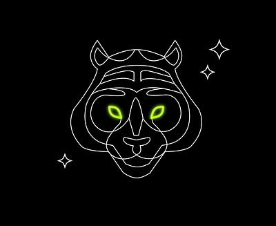 Vector Illustration Series - Tiger app branding design graphic design illustration logo