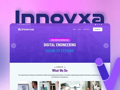 Creative Modern Innovxa Homepage and Landing Page Designs 2025trends contactuspage creativehomepage creativeui digitalengineering homepage landingpage landingpagedesigns moderndesign2025 modernwebdesign techdesign2025 techuiux uxuidesign webpage