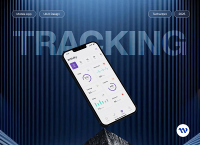 Mobile App UI UX Design 3d app branding cripto figma fintech app graphic design interface logo minimal mobile mobile app saas techwitpro ui web app website