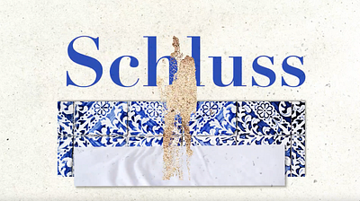 Barcelona animation collage poem sand
