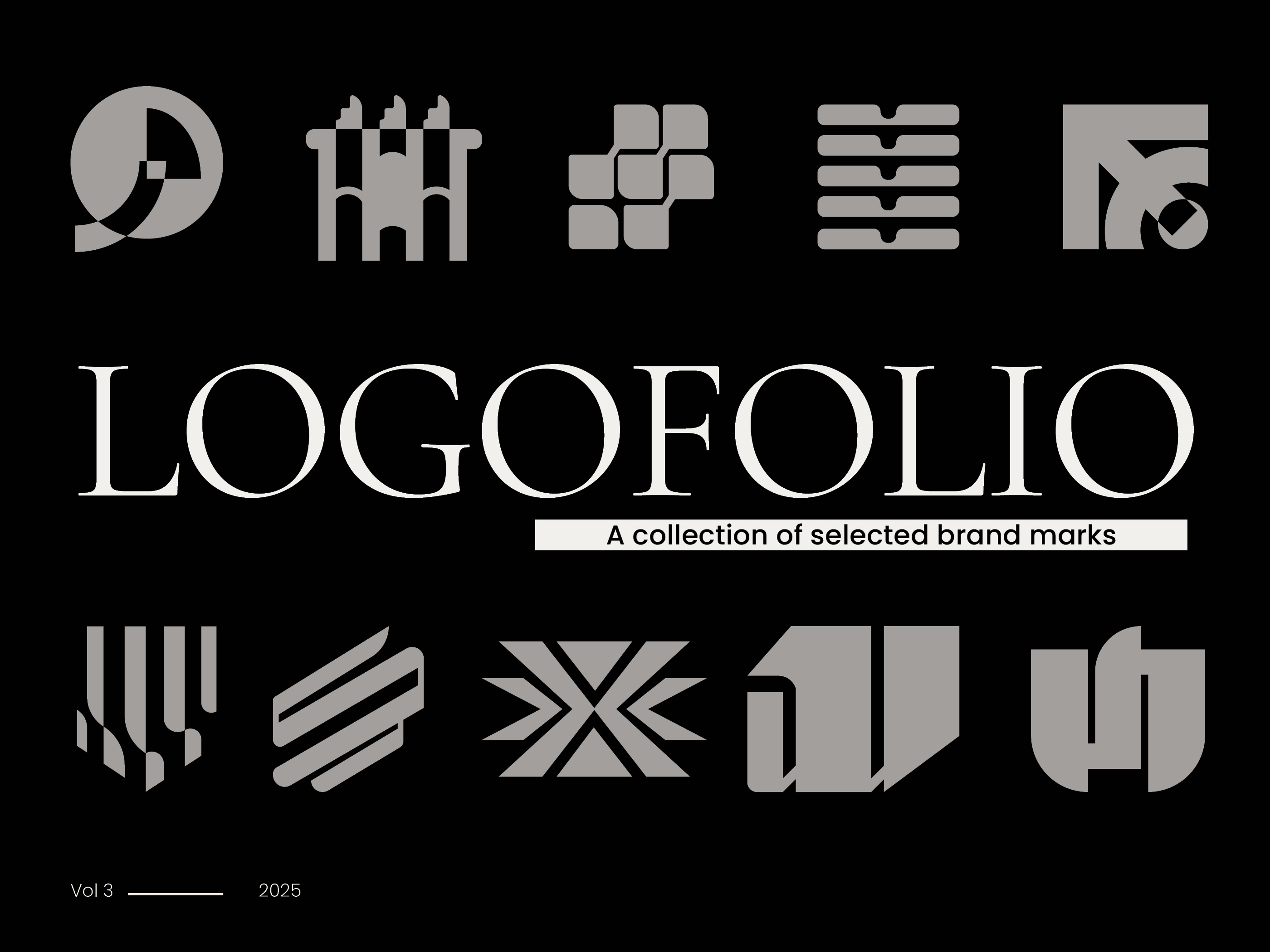 Logofolio : Logo design & Brand mark | Vol 3 abstract credits entertainment logo financial logo financing gaming line logofolio media minimalist modern real estate shape sports startup team logo tech logo technology wellness logo