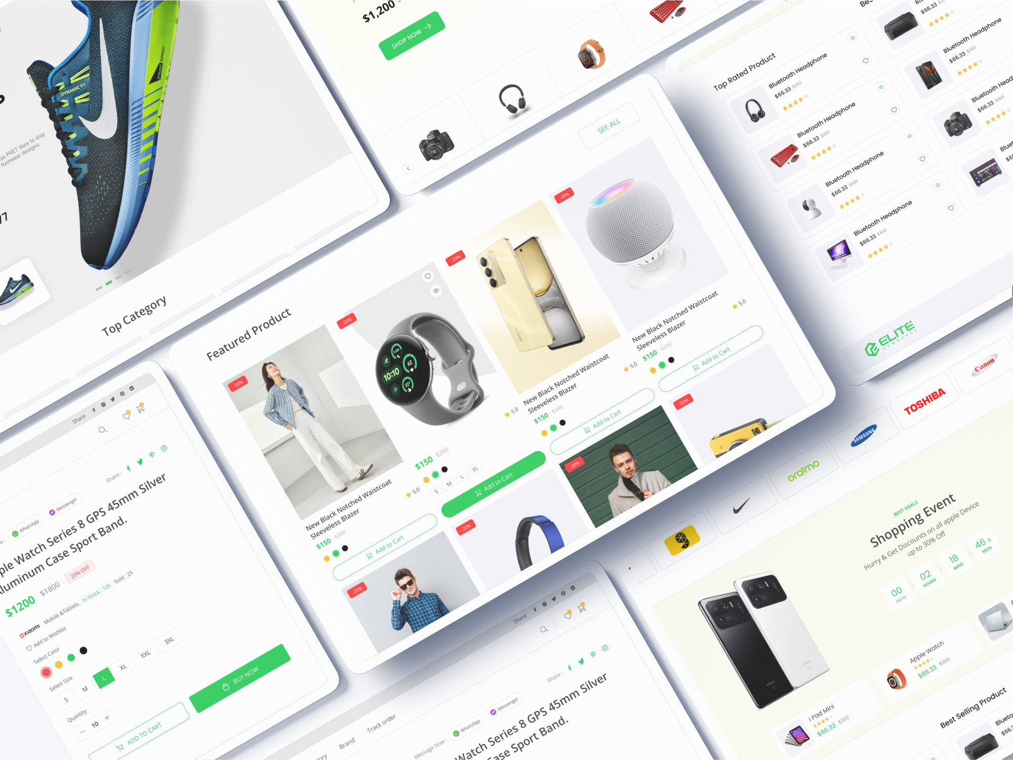 Example of Ecommerce Website / Application UI UX