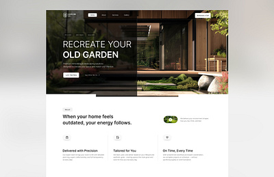 Landscaping Website Design – Clean, Bold & Premium UX architecture contractorwebsite conversiondesign darkmode figma highenddesign landscaping lazarovskis lightmode personalbranding responsive uxui web webdesign webflow website websitedesign websitedesigner websitedeveloper