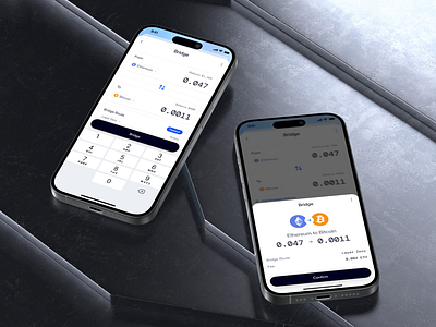 Crypto Transfer Flow Mobile App: Currency Bridge Module app app design blockchain bridge coin crypto crypto app crypto mobile app crypto product design crypto transaction crypto web3 dashboard ios mobile mobile app product design transaction uiux web app web3