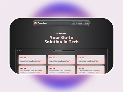Tech Website branding design graphic design logo typography ui ux web website