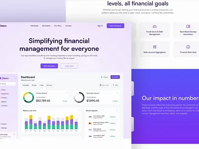 Cleero framer landing page website website development