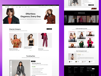 Fashion eCommerce UI – Where Style Meets Simplicity clothingstoreui ecommerceui fashionwebsitedesign figmawebdesign modernwebdesign onlineshoppingux productgridui styleguideux ui uiforfashion
