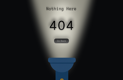 Lost in the Dark – 404 Page 404page illustration uxdesign webdesign