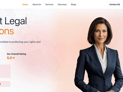 Webdesign & development for law farm! branding development leadgeneration ui webdesign