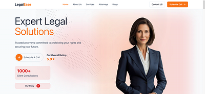 Webdesign & development for law farm! branding development leadgeneration ui webdesign