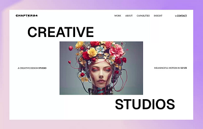 Creative Design Agency Website UI/UX Design 3d animation creative website design design figma graphic design latest website design saas design ui ui design user experience uxui website design