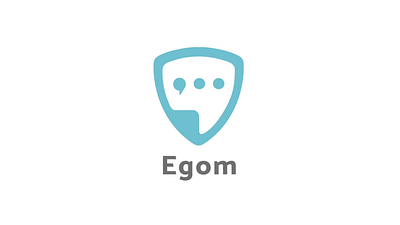 Egom Messenger Logo Reveal animation branding graphic design logo logo motion logo reveal motion design motion graphics