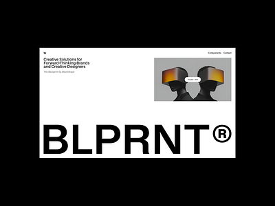 The Blueprint - Hero 01 Section minimalism